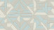 Vinyltapete blau Modern Retro Ornamente Streifen Pop Style 813