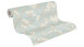 Vinyltapete blau Modern Retro Ornamente Streifen Pop Style 813