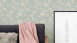 Vinyltapete blau Modern Retro Ornamente Streifen Pop Style 813