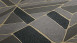 Vinyltapete braun Modern Retro Ornamente Streifen Pop Style 814
