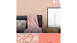 Vinyltapete rosa Modern Uni Pop Style 032