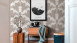 Vinyltapete Trendwall 2 Blumen & Natur Vintage Weiß 592