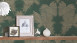 Vinyltapete Trendwall 2 Blumen & Natur Vintage Grün 595