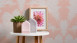 Vinyltapete Trendwall 2 Blumen & Natur Vintage Rosa 596