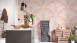 Vinyltapete Trendwall 2 Blumen & Natur Vintage Rosa 596