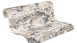 Vinyltapete Trendwall 2 Blumen & Natur Modern Grau 83