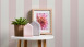 Vinyltapete Trendwall 2 Streifen Klassisch Rosa 13