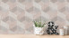 Vinyltapete Titanium 3 Streifen Klassisch Beige 21