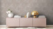 Vinyltapete Titanium 3 Streifen Klassisch Beige 33