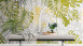 Vinyltapete The Wall Blumen & Natur Vintage Grün 321