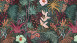 Vinyltapete The Wall Blumen & Natur Vintage Grün 741