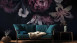 Vinyltapete The Wall Blumen & Natur Modern Schwarz 791