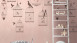 Vinyltapete The Wall Bilder Klassisch Rosa 961