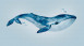 Vinyltapete The Wall Bilder Klassisch Blau 1