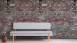 Vinyltapete The Wall Steine Klassisch Rot 371