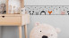 Papier (selbstklebend)tapete grau Modern Kinder Bilder Blumen & Natur Lovely Kids 732