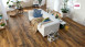 Haro Laminatboden - Tritty 100 Gran Via 4V - Eiche Altholz - strukturiert/matt - 4-seitige Fase - 1-Stab Landhausdiele (526712)