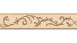 Vinyltapete Bordüre beige Vintage Klassisch Blumen & Natur Streifen Only Borders 10 419