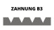 Prinz Spachtel Zahnung B3 180mm