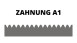 Prinz Spachtel Zahnung A1 180mm