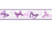 SK Folietapete Only Borders 11 Blumen & Natur Modern Lila 224