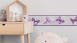 SK Folietapete Only Borders 11 Blumen & Natur Modern Lila 224