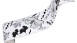 SK Folietapete Only Borders 11 Blumen & Natur Klassisch Grau 720
