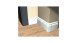 Verbindungsstück selbstklebend für Fußleiste F100202AB Alt-Berlin Weiß 18 x 80 mm