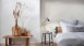 Vinyltapete Strukturtapete creme Modern Streifen Authentic Walls 2 012