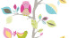 Vinyltapete Designpanel bunt Modern Kinder Blumen & Natur Kinder pop.up Panel 561