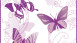 Vinyltapete Designpanel lila Modern Blumen & Natur pop.up Panel 582