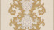 Vinyltapete Strukturtapete orange Retro Barock Landhaus Ornamente Blumen & Natur Versace 2 324