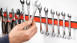 Magnetleiste 6er-Set 45 cm inkl. Montagematerial