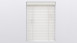 planeo Holz Jalousie - Bambus 50mm Weiss
