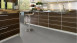 Wineo Vinylboden - 800 tile Solid Grey - 914x914mm Klebevinyl (DB00097-1)