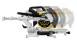 DeWalt 18V Akku-Kapp- und Gehrungssäge DCS365 184 mm - ohne Akku