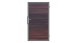 planeo Solid Grande - Standard Universaltor Walnuss co-ex mit Anthrazit-Alurahmen