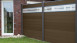 planeo Solid - Gartenzaun Designblende Glas30 Terra