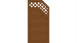 planeo Basic Typ E Rankgitter rechts 90 x 180 cm Golden Oak