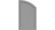 planeo Basic Typ R rechts 70 x 120 cm Silbergrau