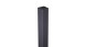 planeo Viento - Alu-Torpfosten speziell verstärkt zum Aufdübeln Anthrazit DB703 190cm inkl. Kappe
