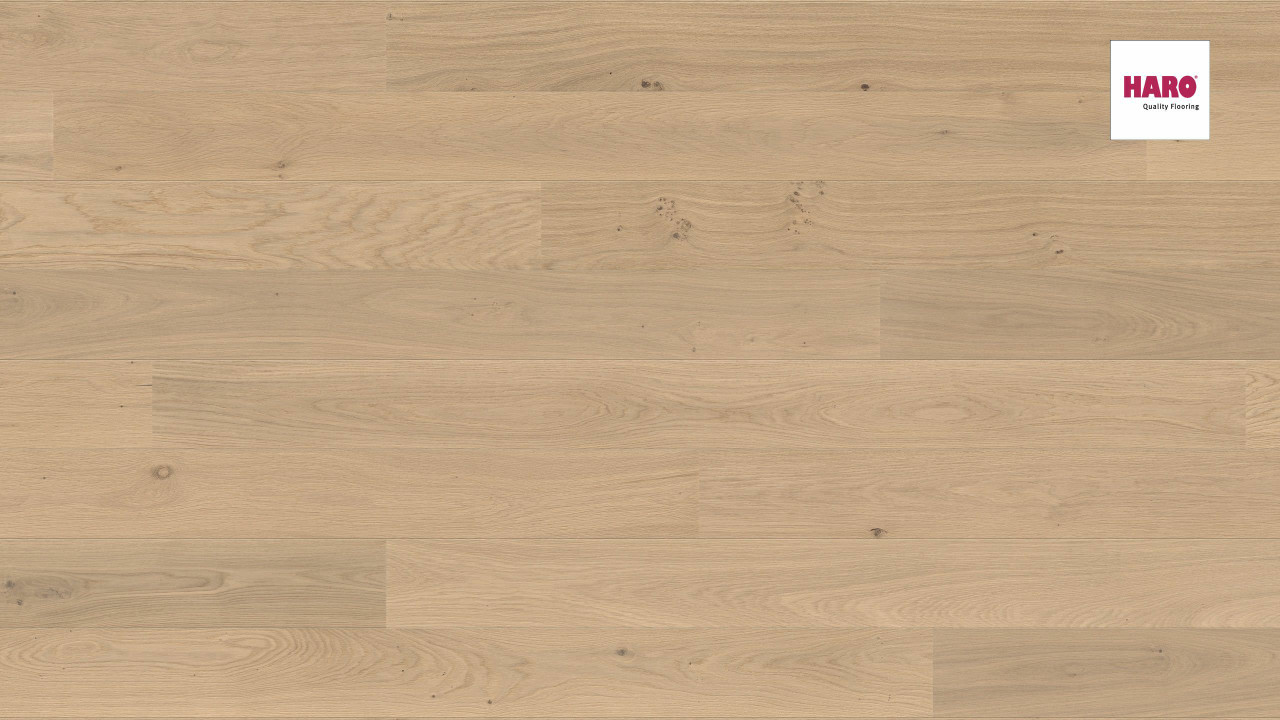 Parquet Haro Serie 4000 Chene Blanc Clair Markant 2v A Plan Large Parquet