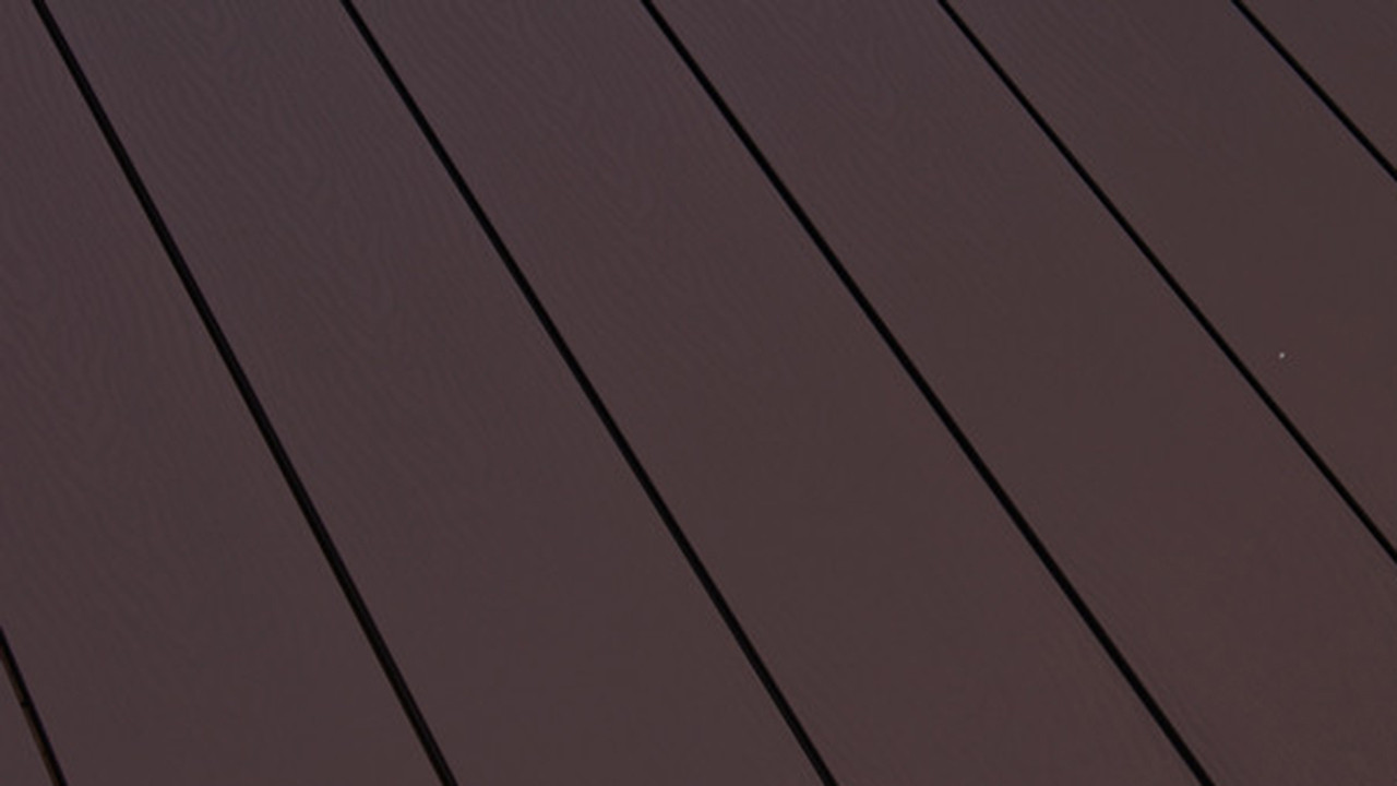 planeo terrasse composite - Lame de terrasse massive brun chocolat gaufré/ cannelé - 1m à 6m - Lames de terrasse - Terrasse