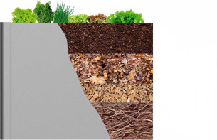 planeo Lit surélevé XXL nature épicéa 150x100x85cm