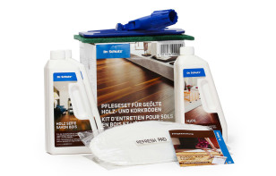 Dr. Schutz Kit d'entretien pour sols en bois et en liège huilés et cirés
