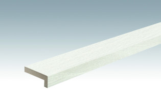 Plinthes MEISTER angle de couverture bandes chêne blanc opaque 4069 - 2380 x 60 x 22 mm (200028-2380-04069)