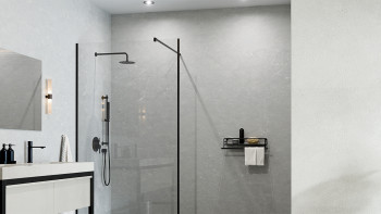 planeo Revêtement mural SPC - CeraRock Tile Concrete Light 120 x 60 cm