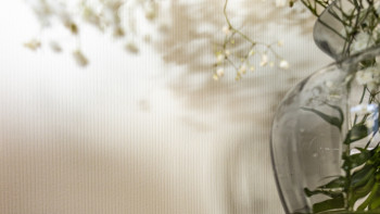 planeo Revêtement mural SPC - CeraRock Tile Stripes Concrete Cream 120 x 60 cm