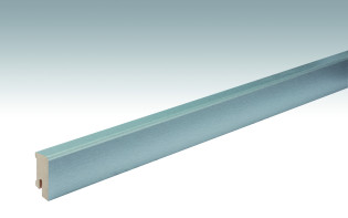 Plinthes MEISTER en acier inoxydable DF 063 - 2380 x 38 x 16 mm (200009-2380-00063)