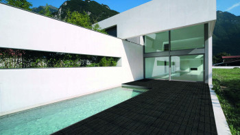 planeo carreau de terrasse en plastique - anthracite